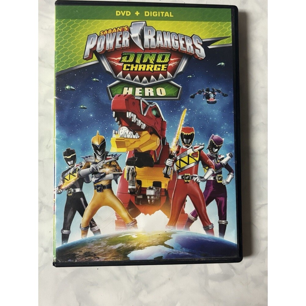 Power Rangers Dino Charge: Hero (DVD, 2016) - Tested - BROKEN CASE